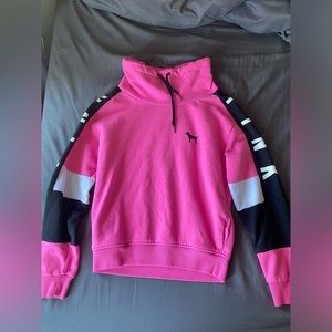 Women’s pink turtleneck sweater